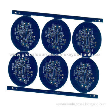 Blue Solder Mask FR4 Multilayer LED PCB Assembly, 1.6mm Board Thickness